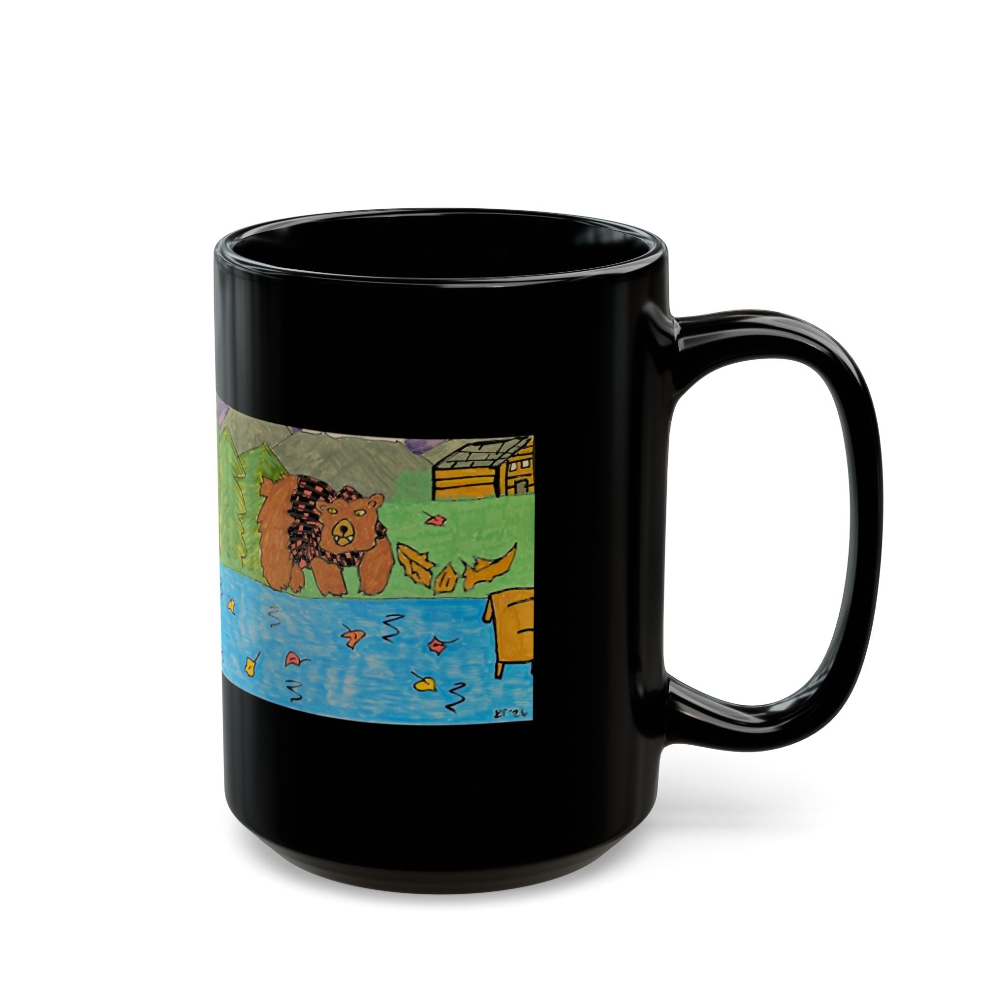 Bugsy Halloween werewolf accent mug 11 & 15oz
