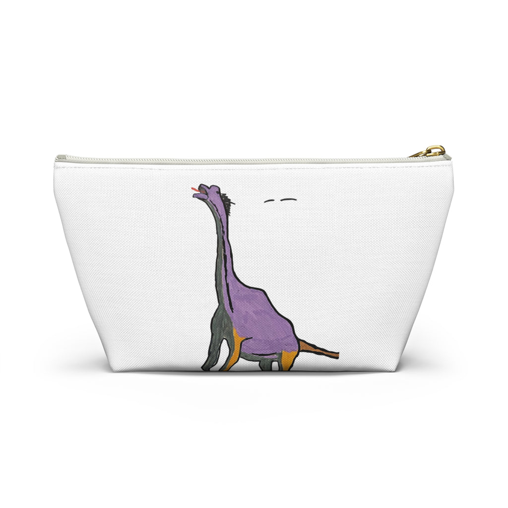 Brachy the Brachiosaurus Accessory Pouch — Cute Dino Makeup & Travel Bag