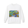Dragon Landscape Crewneck Sweatshirt — Colorful Fantasy Art Pullover