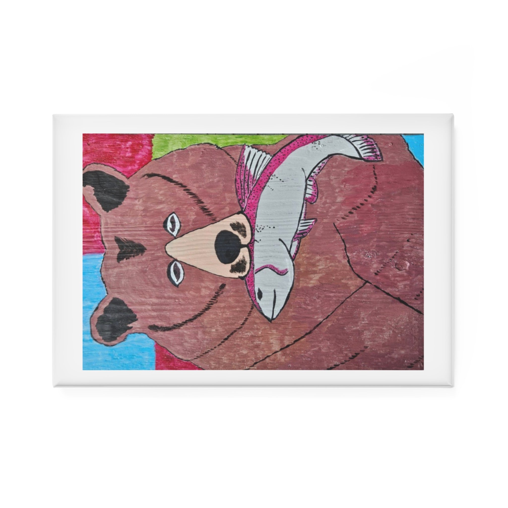 whimsy grr Button Magnet, Rectangle
