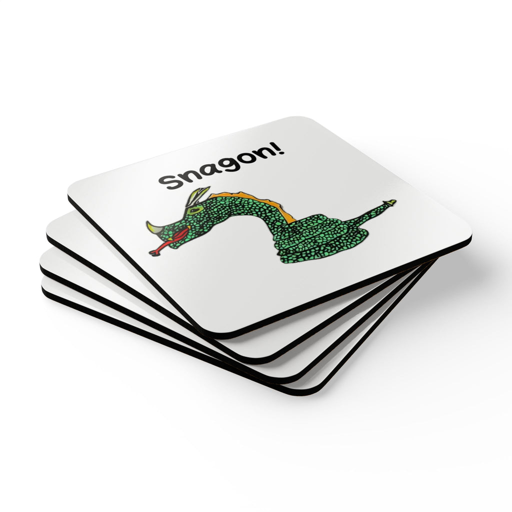 Snagon! Corkwood Coaster Set