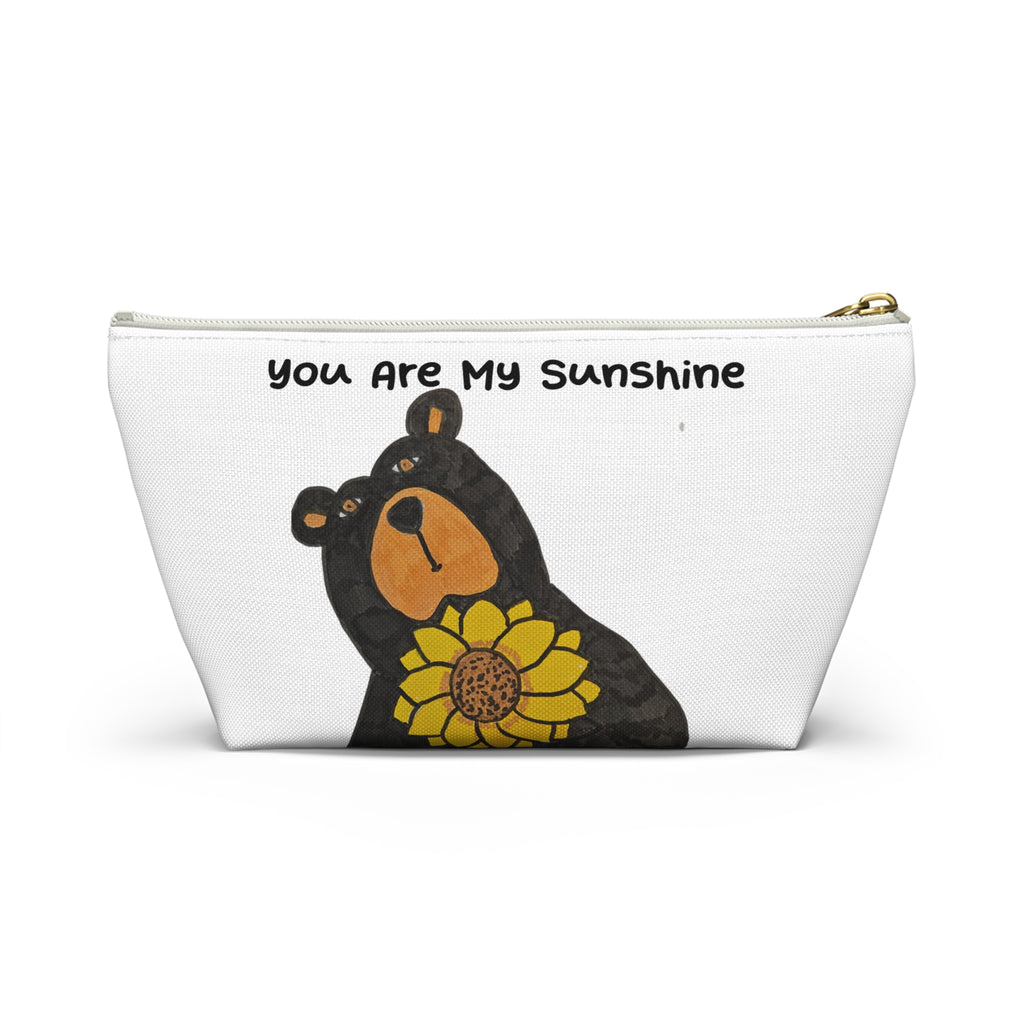 Whimsy Grr | You Are My Sunshine Bear Accessory Pouch — Cute Bear Makeup & Travel Bag