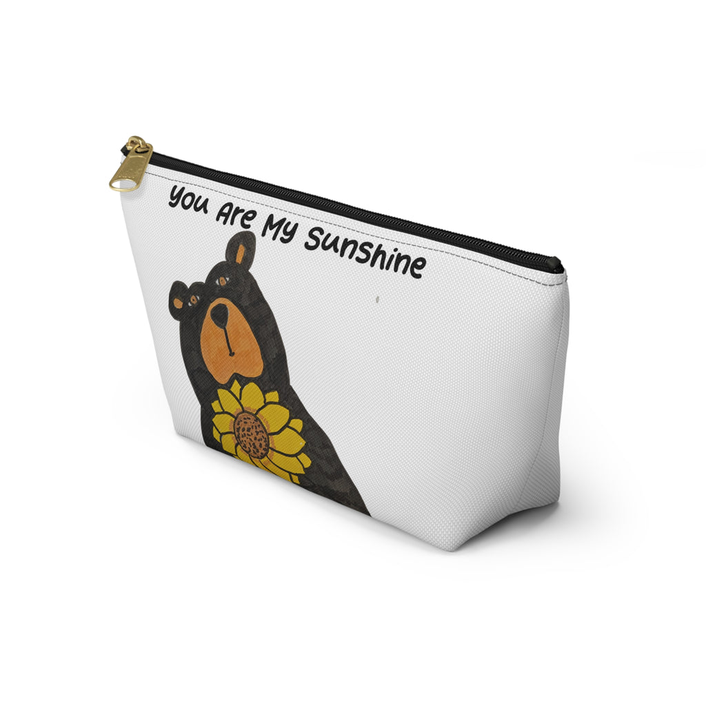Whimsy Grr | You Are My Sunshine Bear Accessory Pouch — Cute Bear Makeup & Travel Bag