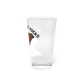 Bear on the rocks pint glass