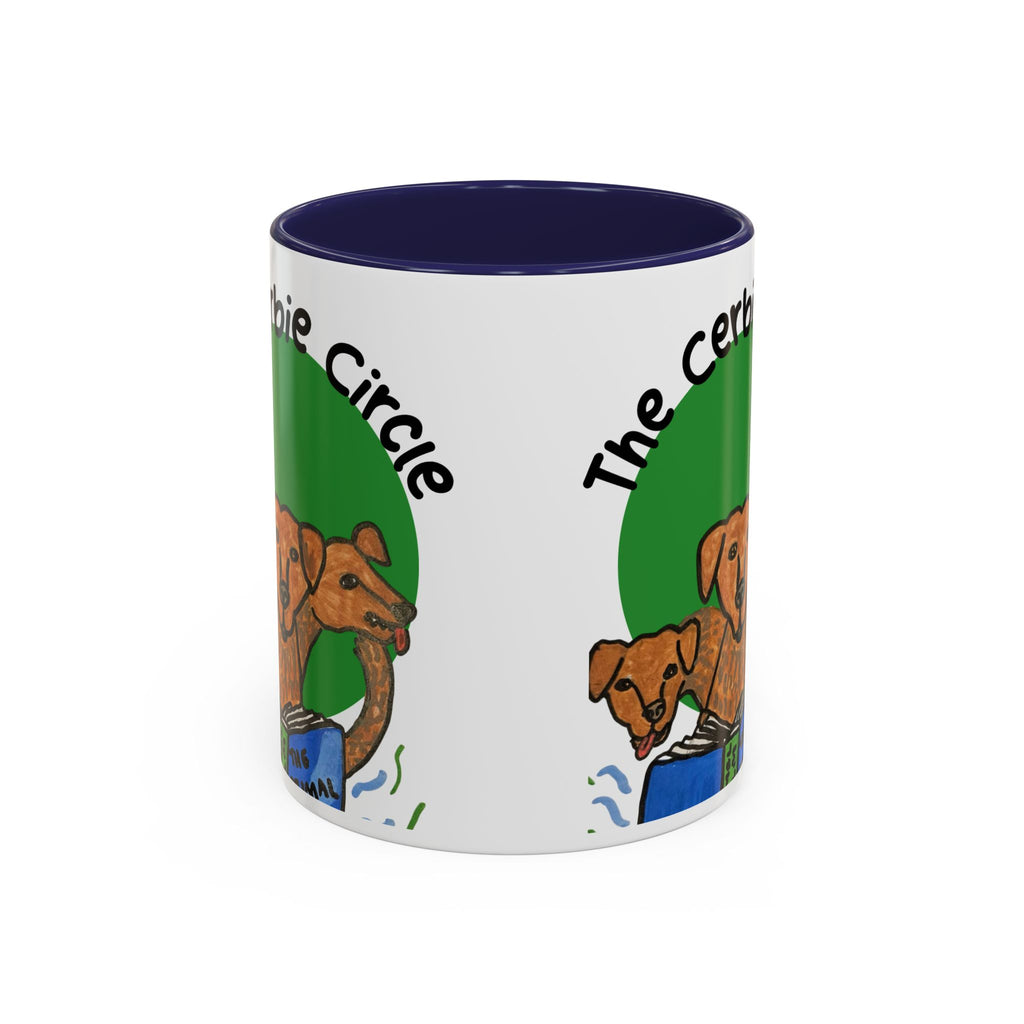 The Cerbie Circle Accent Mug (11oz & 15oz) — Primal Realm Book Club