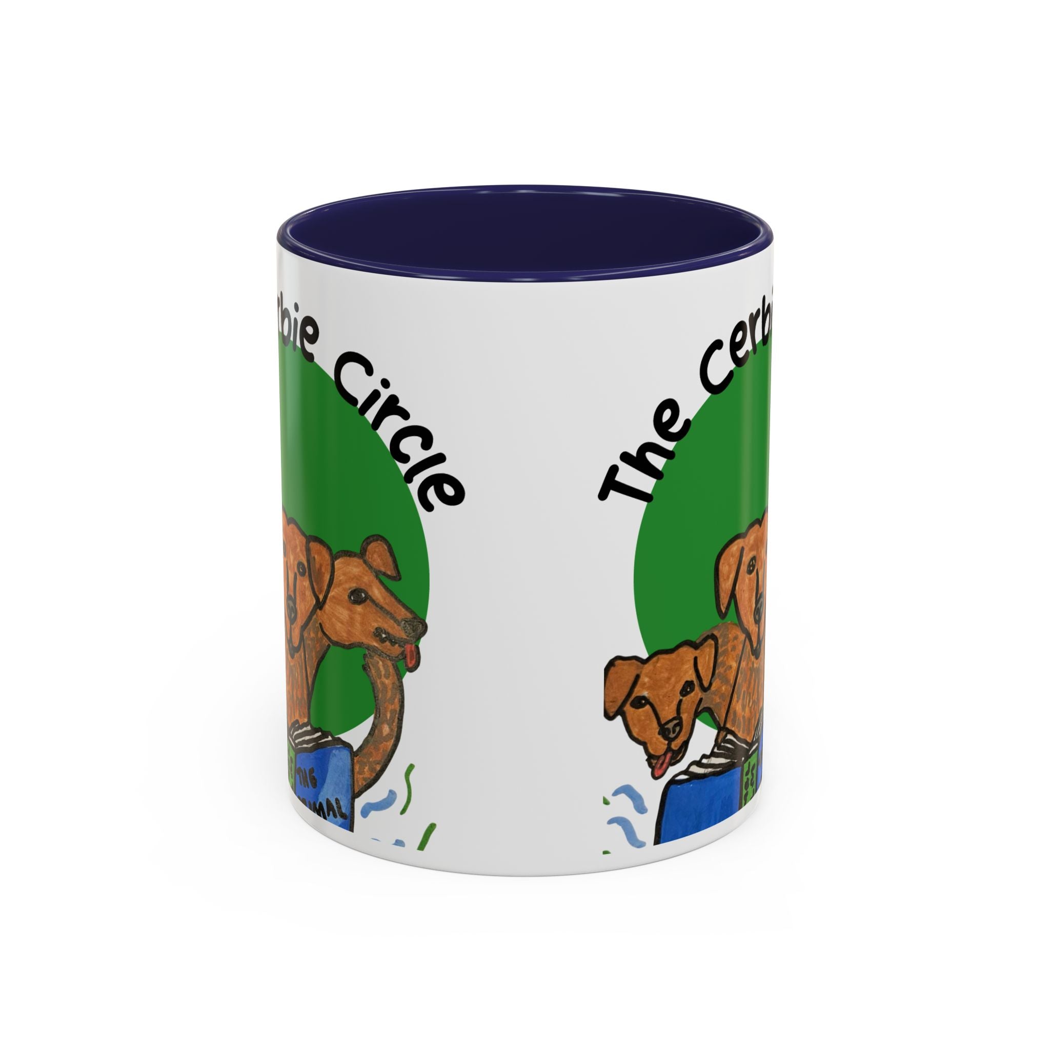 The Cerbie Circle Accent Mug (11oz & 15oz) — Primal Realm Book Club