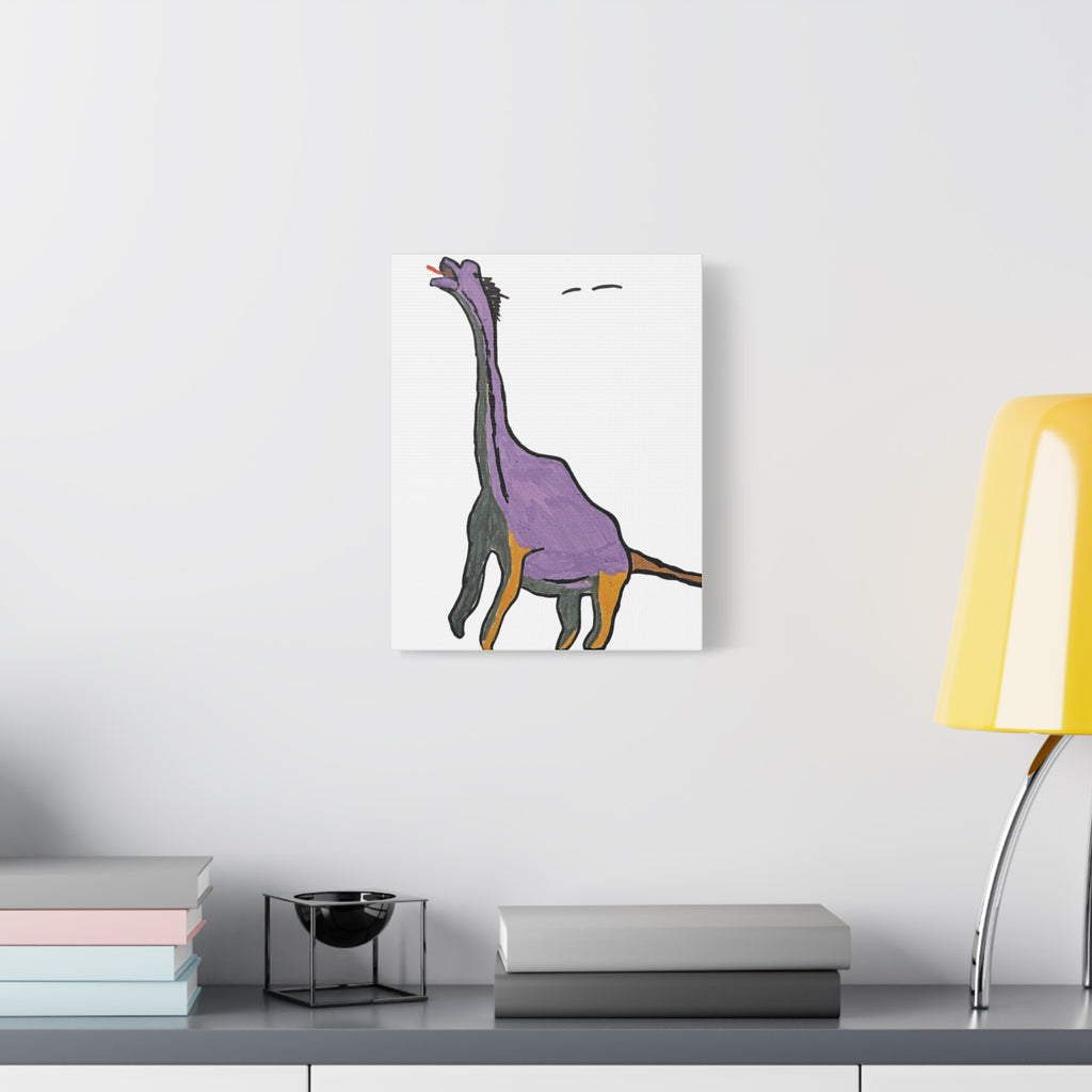 Brachy Canvas Art — Whimsical Dino Wall Decor