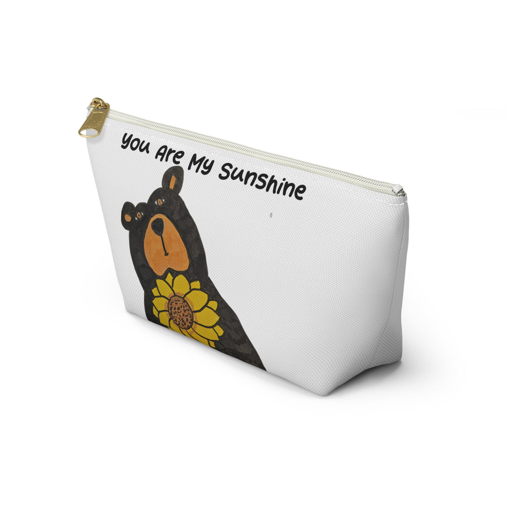 Whimsy Grr | You Are My Sunshine Bear Accessory Pouch — Cute Bear Makeup & Travel Bag