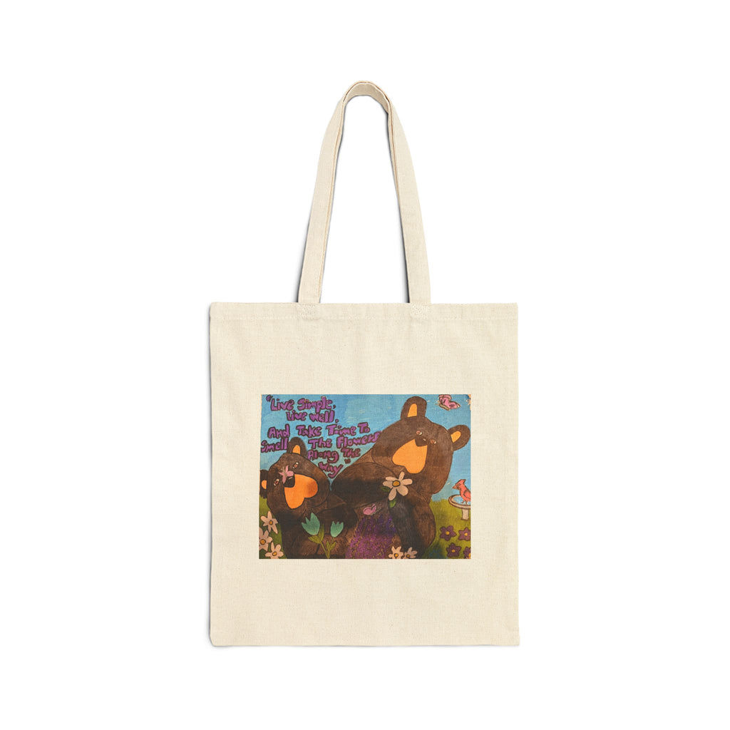 Whimsy Grr Cotton Canvas Tote Bag