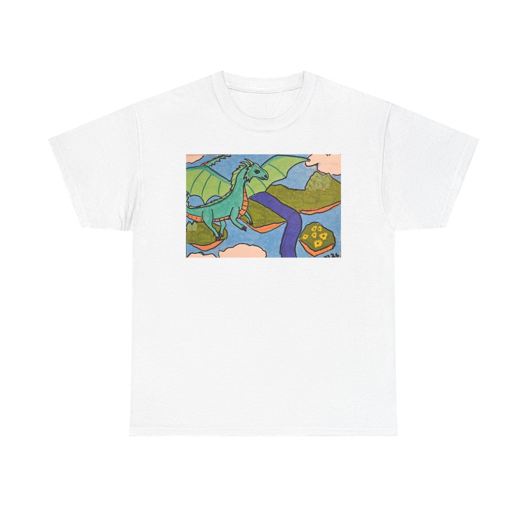 Dragon Landscape Unisex Heavy Cotton Tee