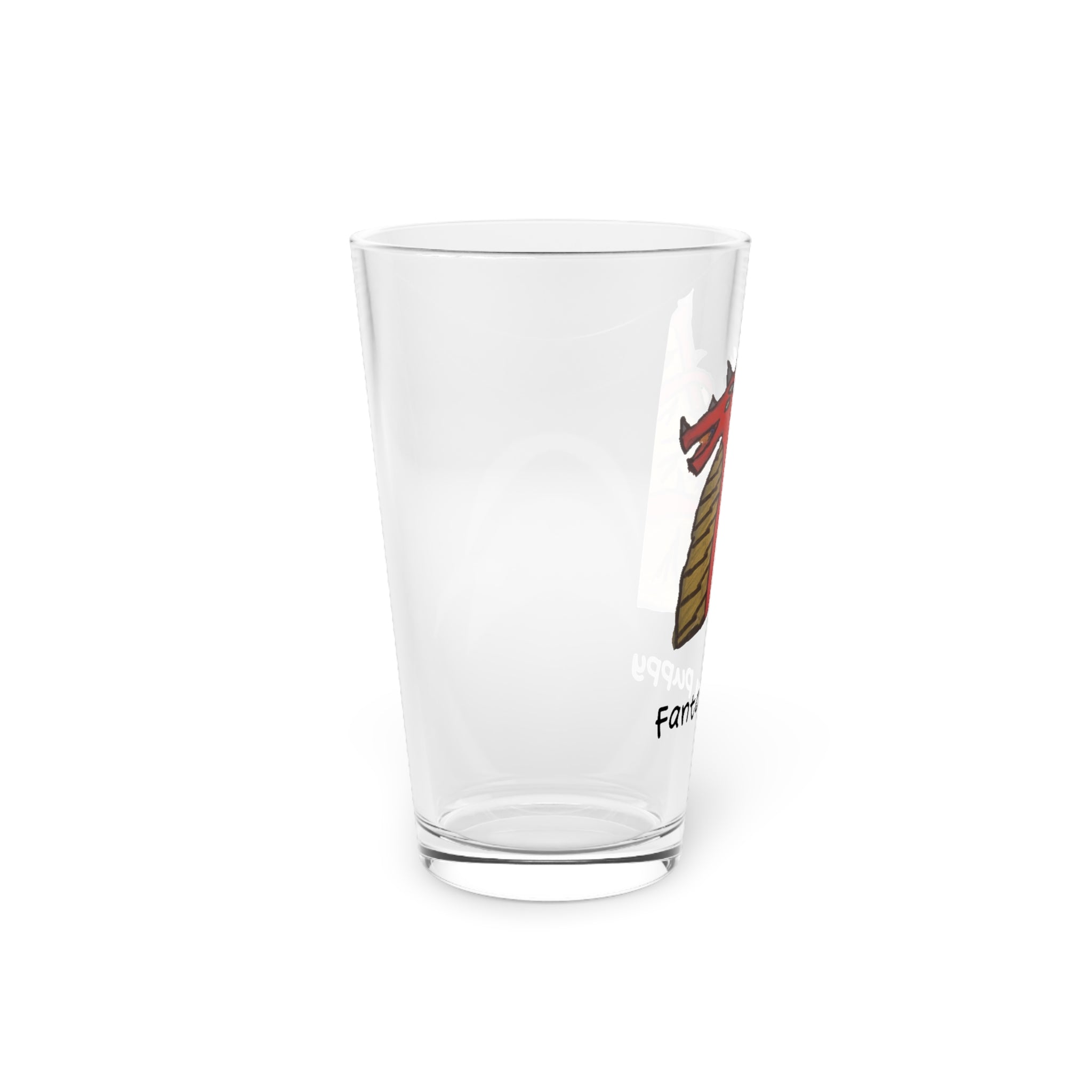 Fantasy Puppy Pint Glass, 16oz