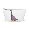 Brachy the Brachiosaurus Accessory Pouch — Cute Dino Makeup & Travel Bag
