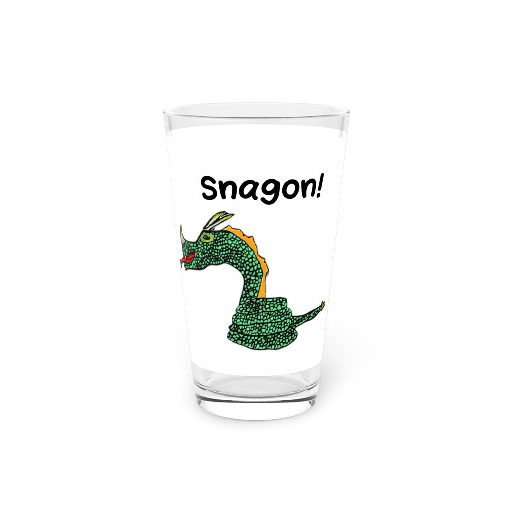 Snagon! Pint Glass, 16oz