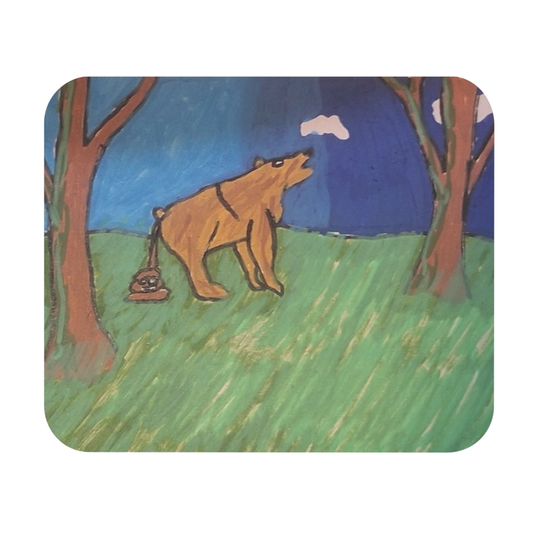 Whimsy Grr | Bear in the Woods Mousepad