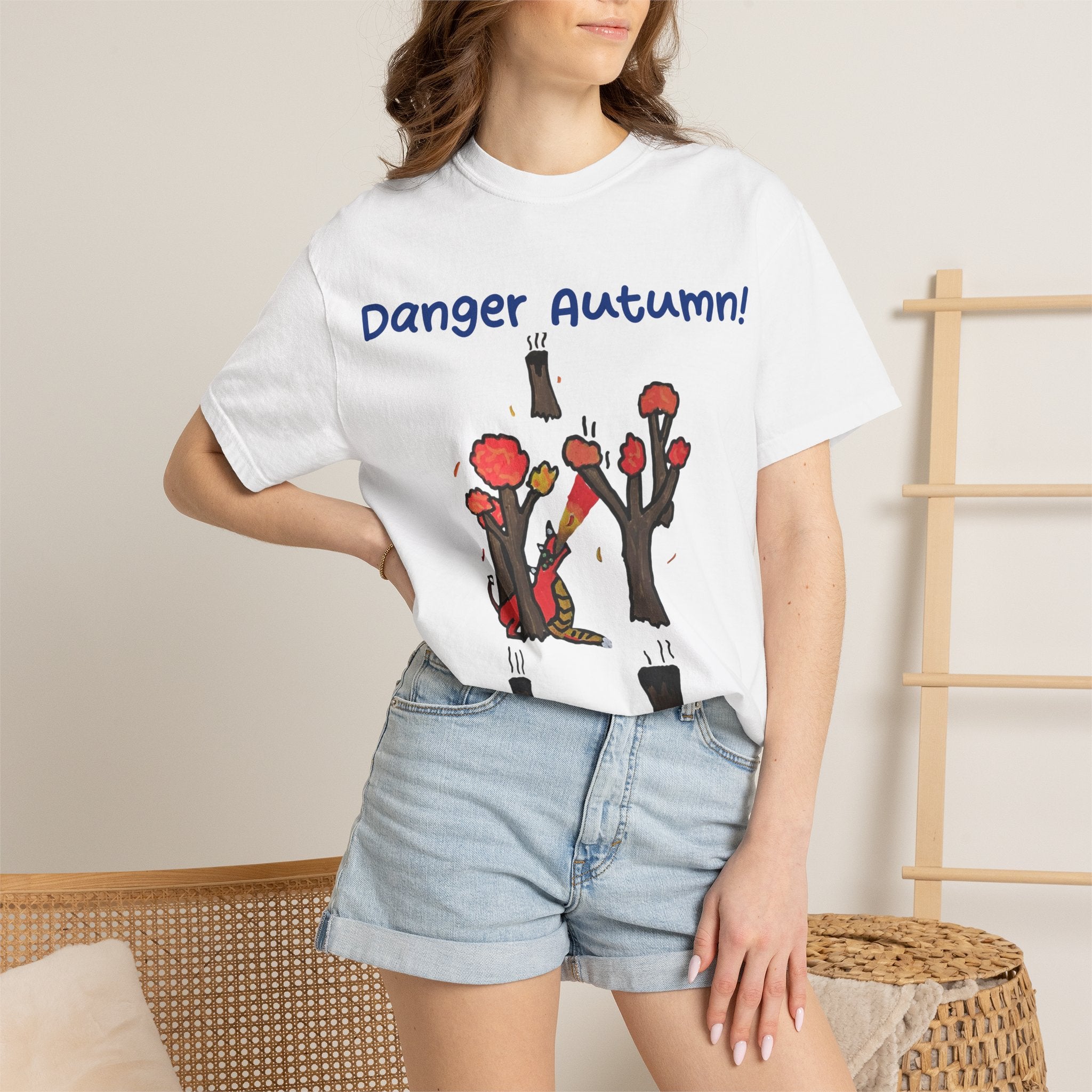 Fantasy puppy Halloween T Danger Autumn Funny Halloween Tee