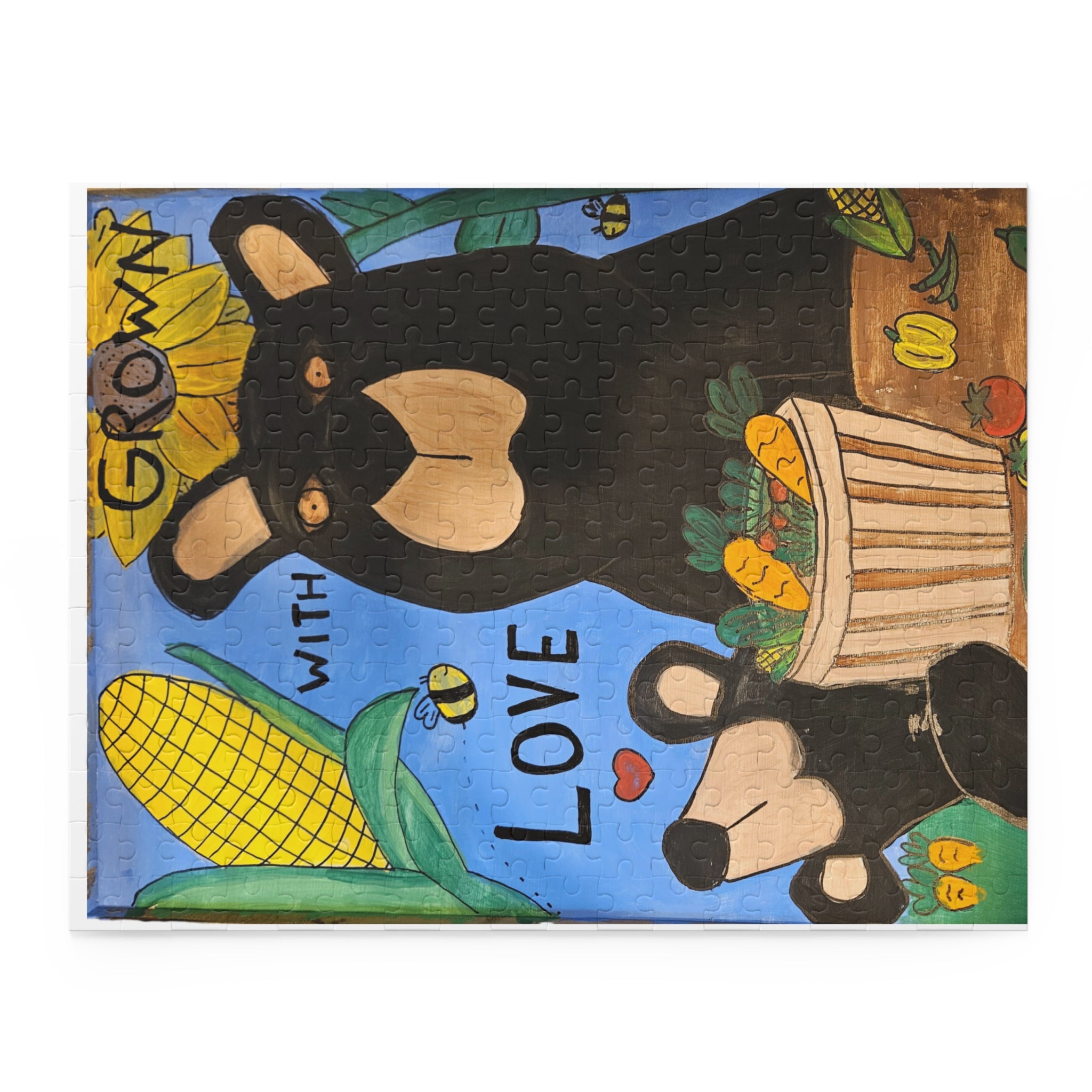 Puzzle — "Grown with Love" Bear Garden Jigsaw (120/252/500 pcs)