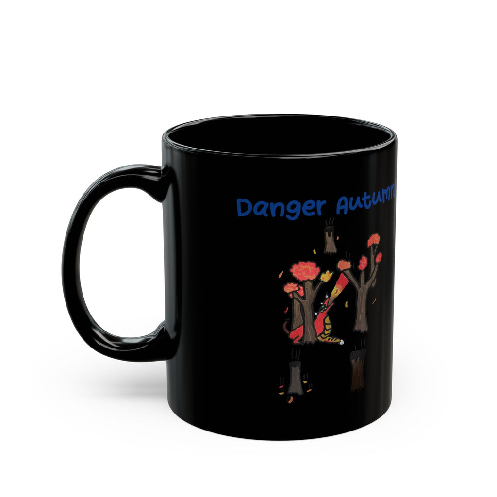 Fantasy Puppy Danger Autumn Fall Mug (11oz & 15oz)
