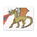 Fantasy Matte Canvas Art — Whimsical Illustration Wall Decor, Stretched