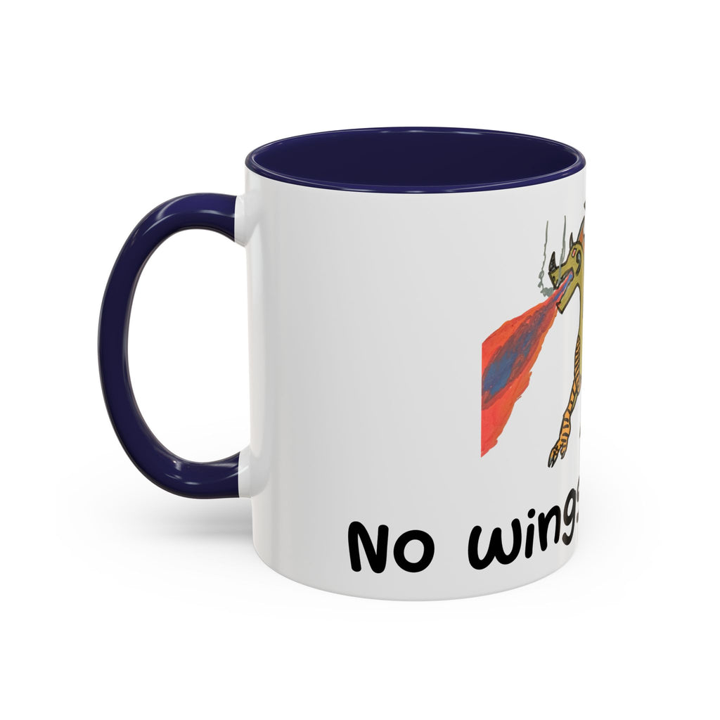 No Wings No Glory Accent Mug (11oz & 15oz)