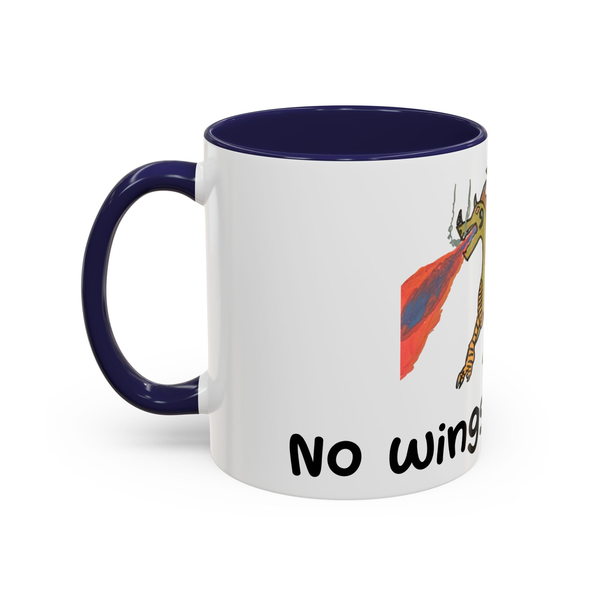 No Wings No Glory Accent Mug (11oz & 15oz)