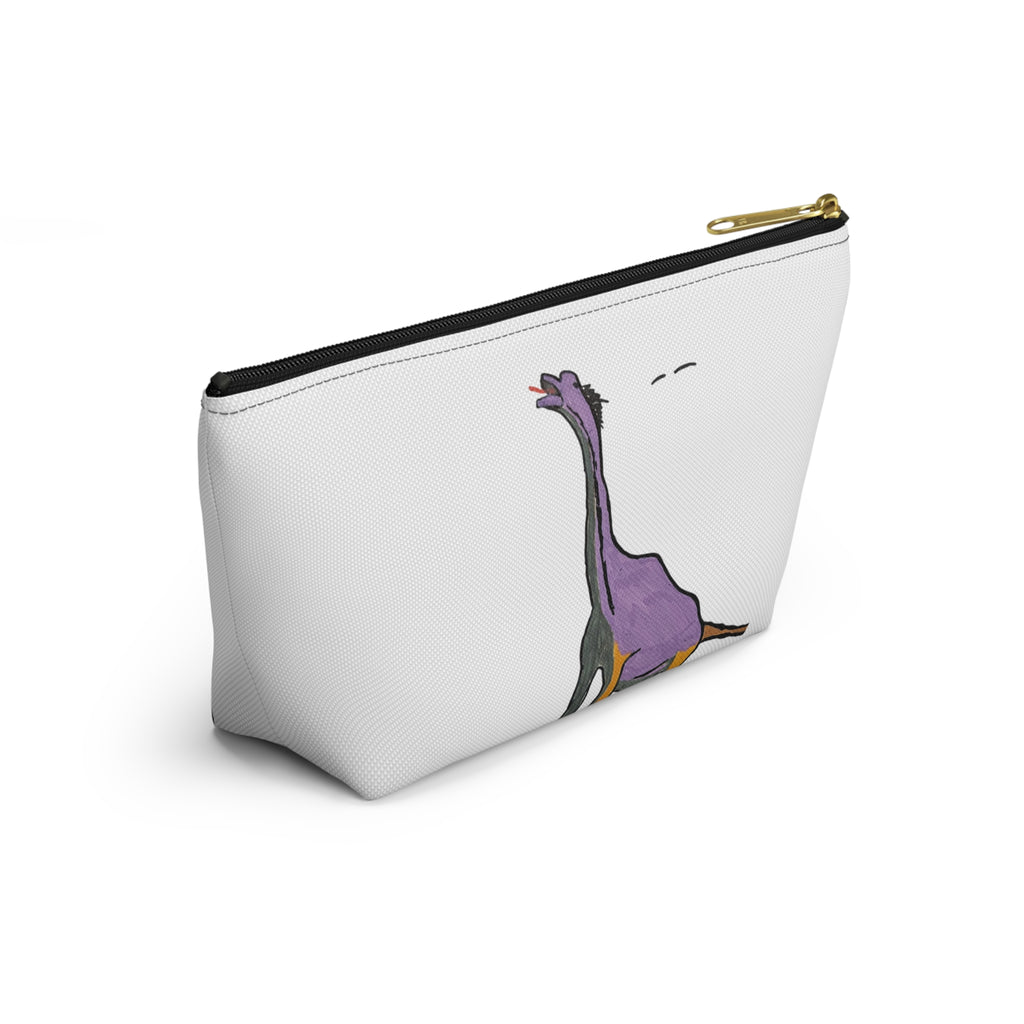 Brachy the Brachiosaurus Accessory Pouch — Cute Dino Makeup & Travel Bag