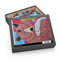 Grizz with a fish Puzzle — Wildlife Jigsaw (120/252/500 pcs)