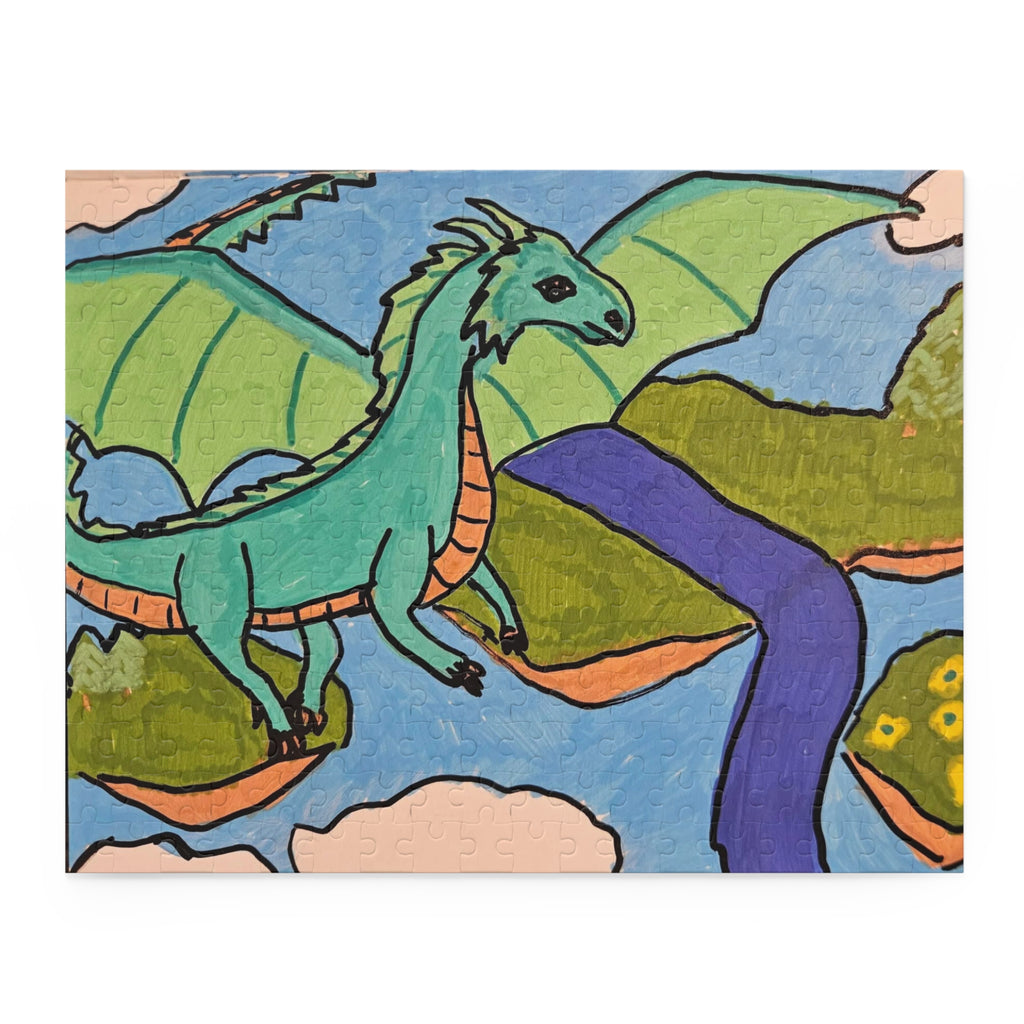 Dragon Landscape Puzzle (120, 252, 500-Piece)