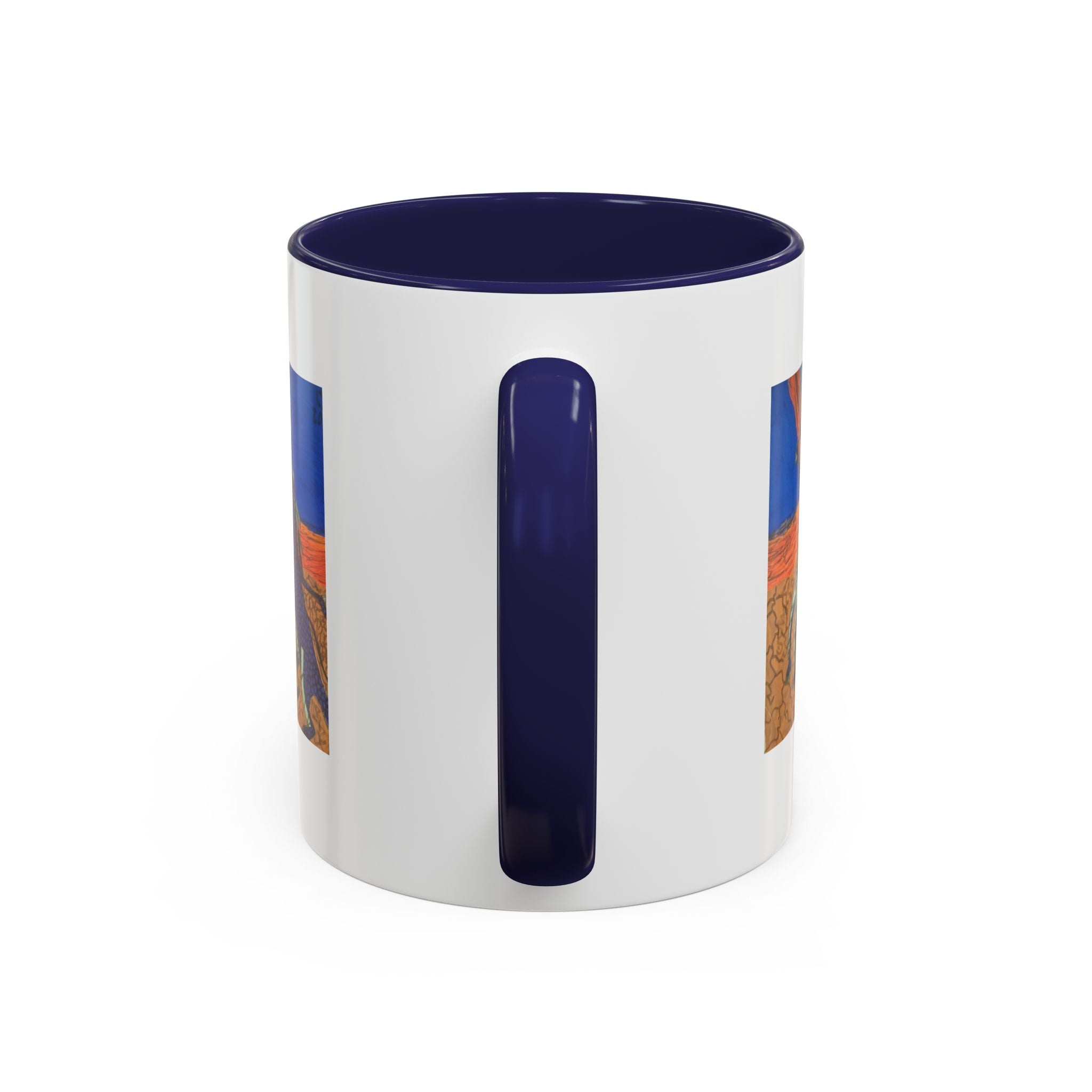 Purple Dragon 11oz Accent Mug — Color Interior Coffee Cup