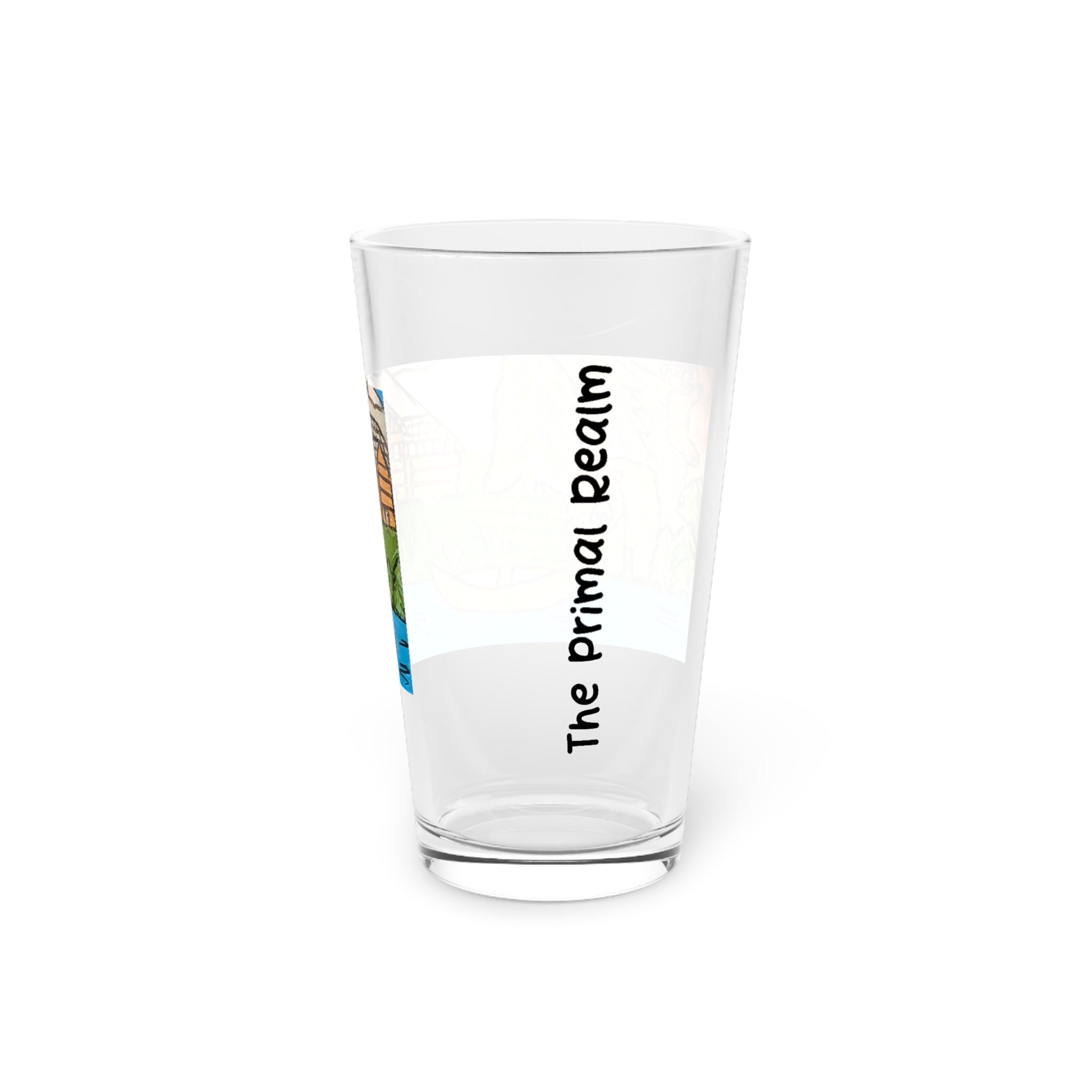 Whimsy Grr | Cabin Bear Pint Glass, 16oz