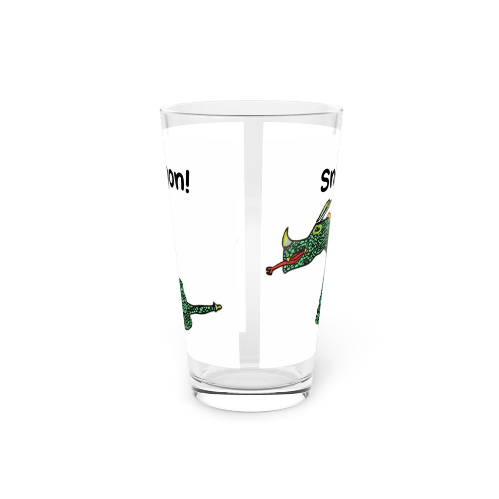 Snagon! Pint Glass, 16oz