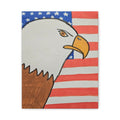 Eagle USA Canvas Print — Patriotic Wall Art (Matte Stretched)