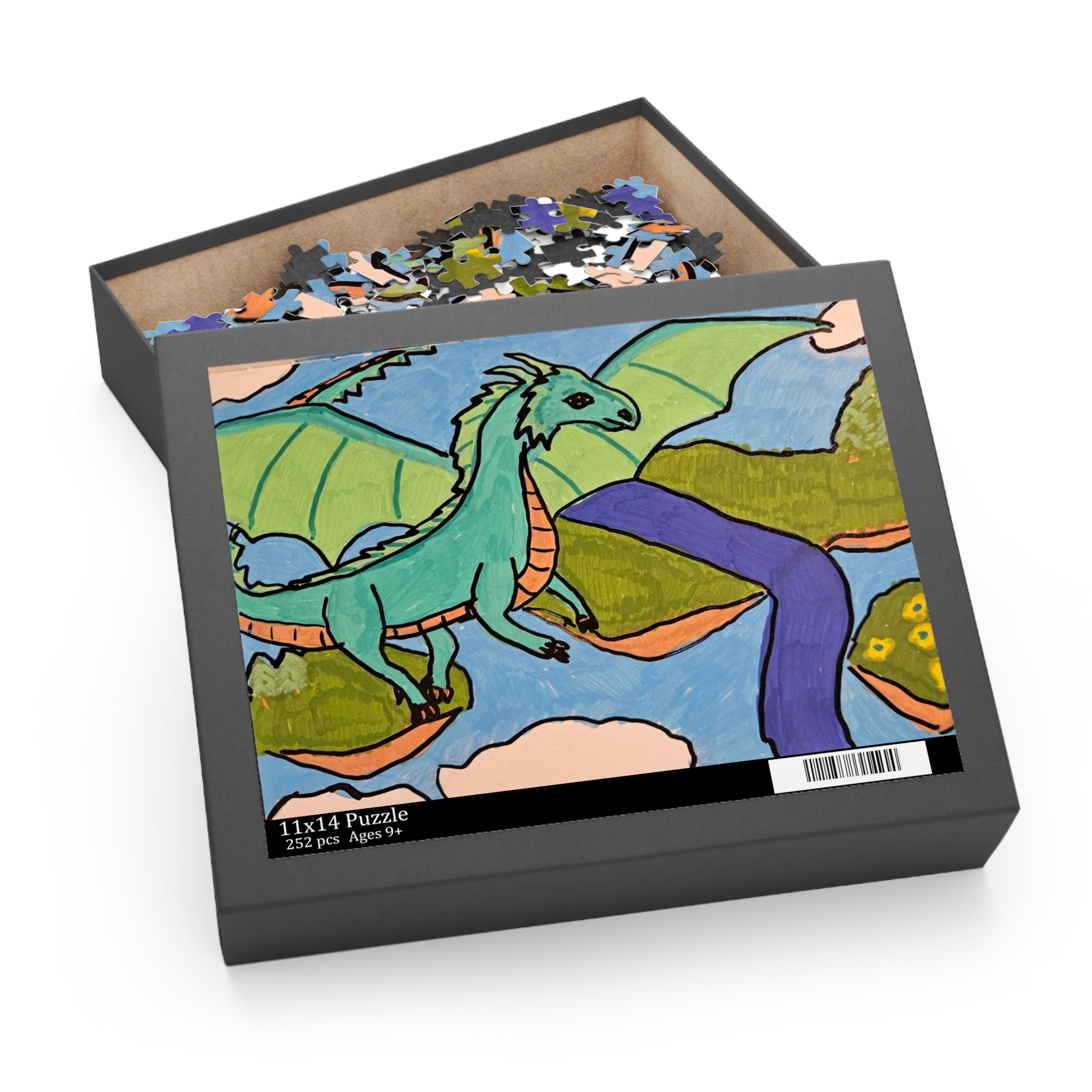 Dragon Landscape Puzzle (120, 252, 500-Piece)