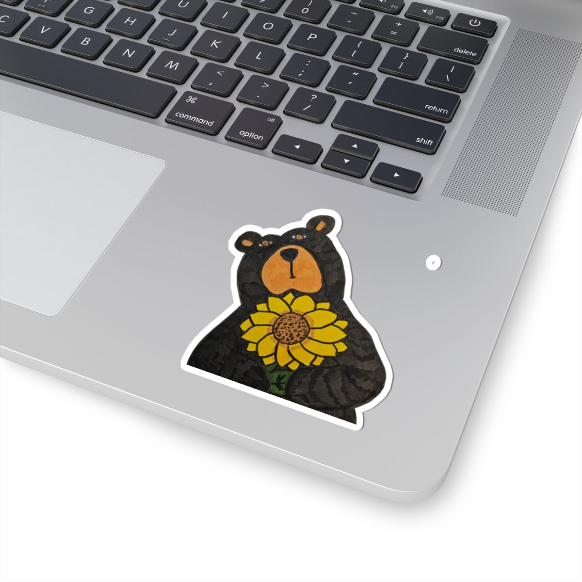 Sunshine | Sunflower Bear Kiss-Cut Vinyl Decals — Whimsy Grr