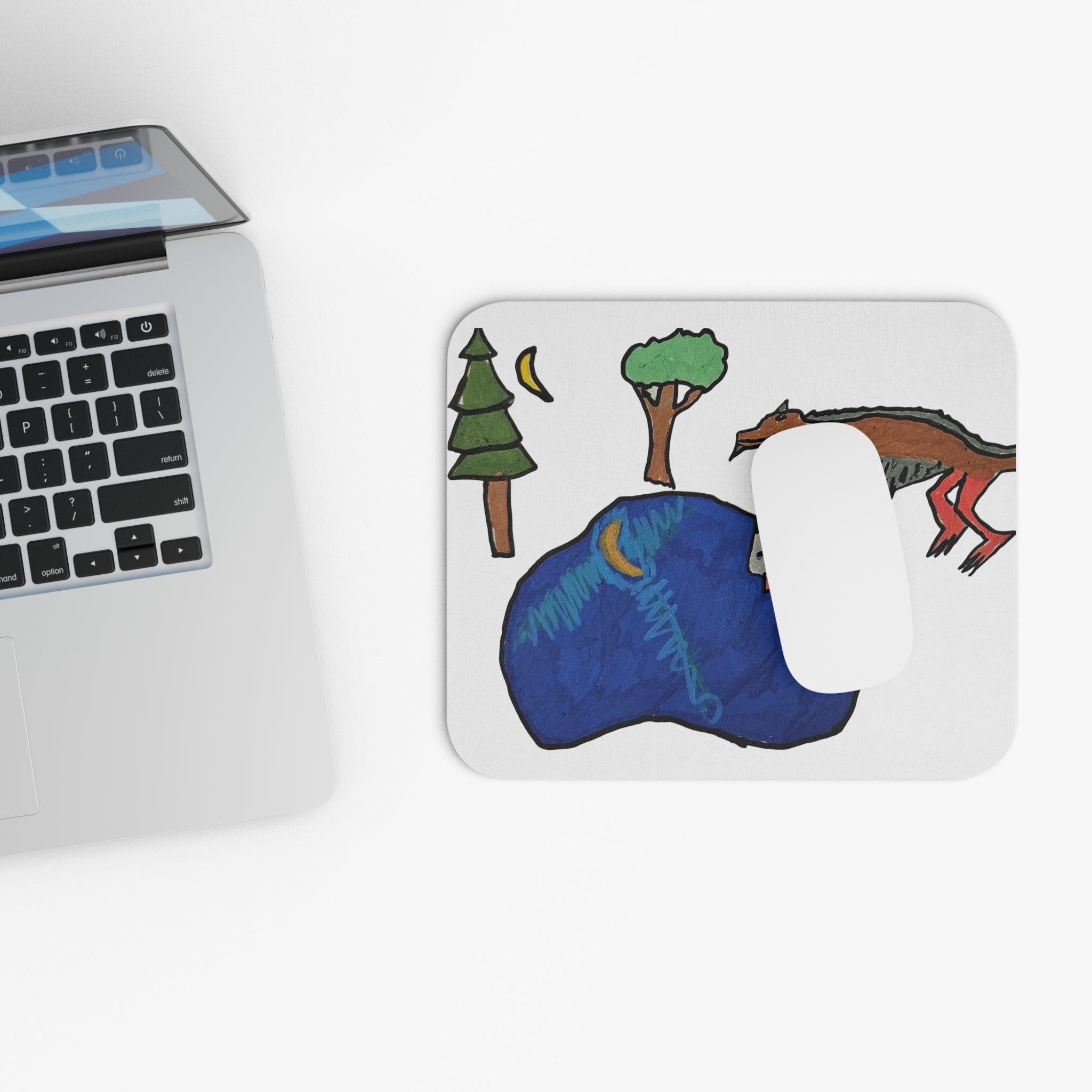 Wyvern Mouse Pad — Epic Fantasy Dragon Desk Mat