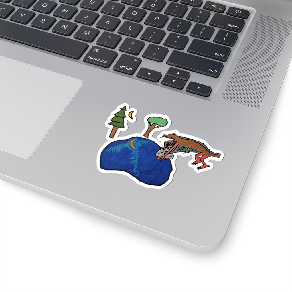 Wyvern Sticker — Fantasy Dragon Kiss-Cut Decal