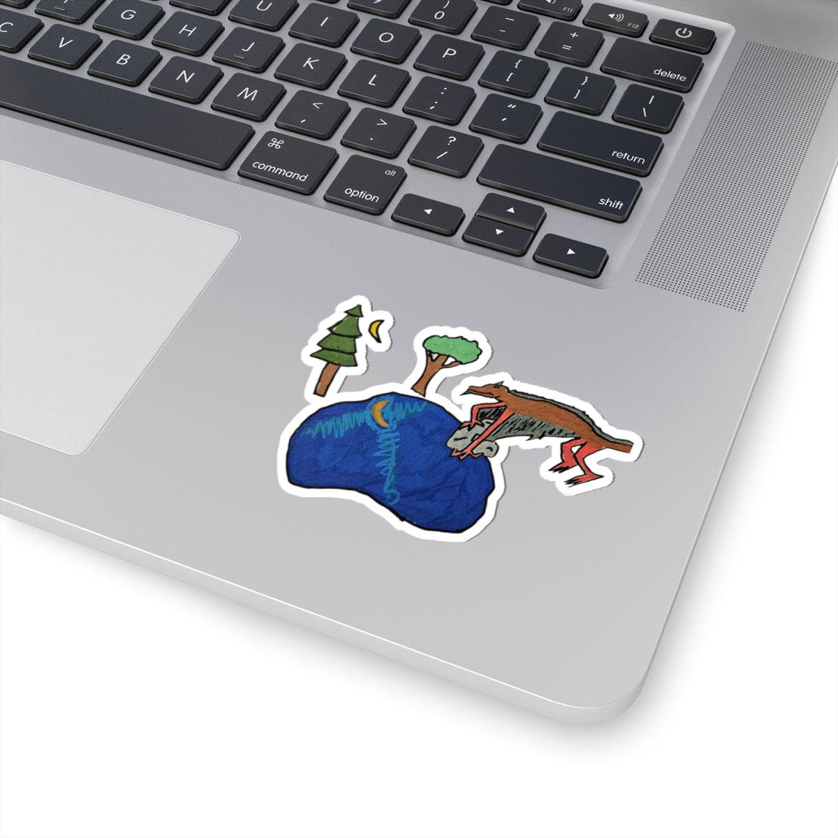 Wyvern Sticker — Fantasy Dragon Kiss-Cut Decal