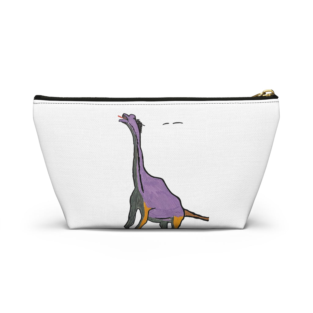 Brachy the Brachiosaurus Accessory Pouch — Cute Dino Makeup & Travel Bag