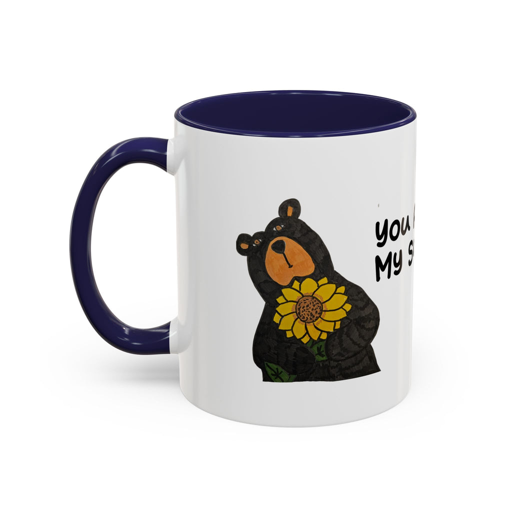 Sunshine | You Are My Sunshine Bear Accent Mug (11oz & 15oz) — Whimsy Grr