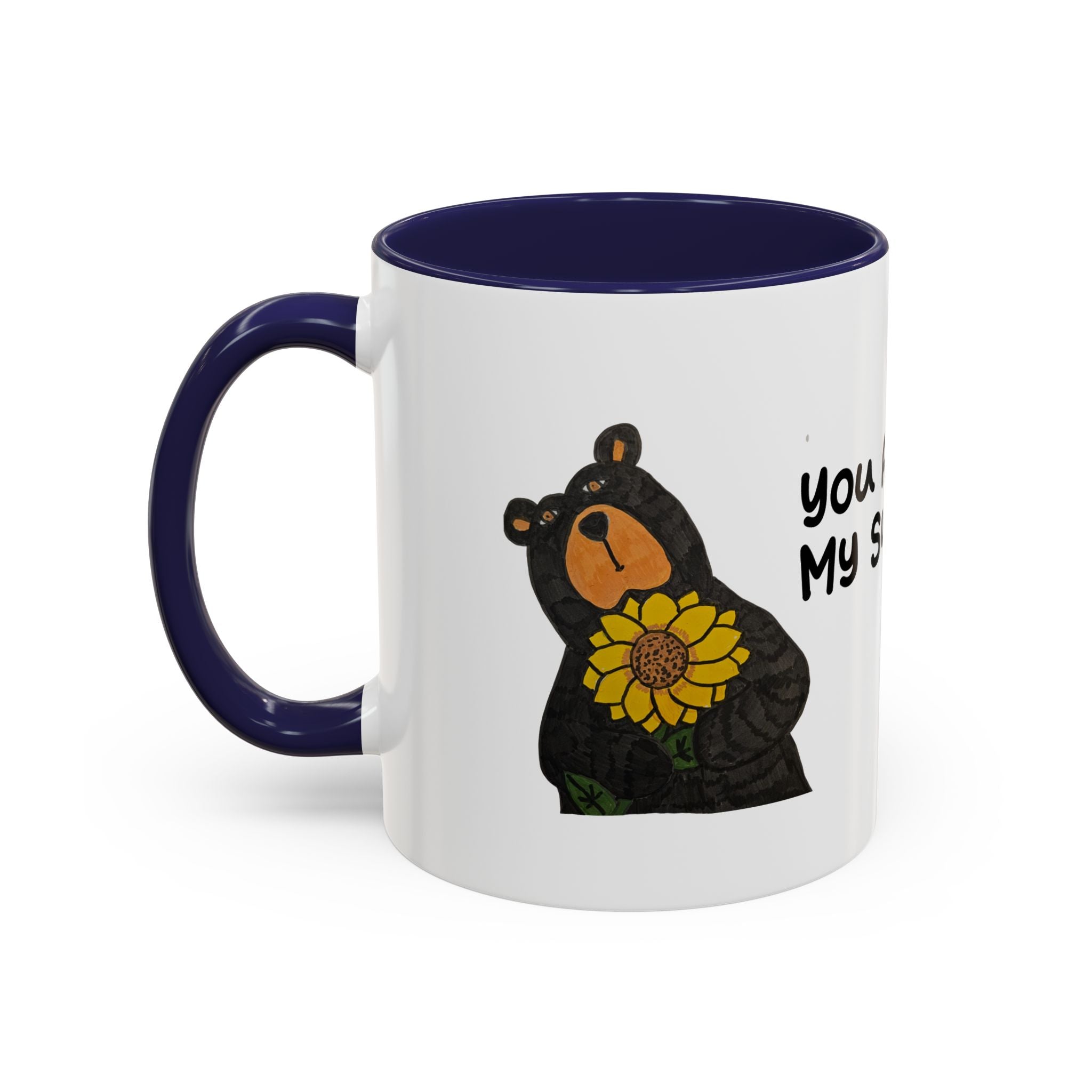 Sunshine | You Are My Sunshine Bear Accent Mug (11oz & 15oz) — Whimsy Grr