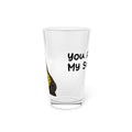Whimsy Grr Sunflower Pint Glass, 16oz