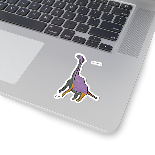 Brachy the Brachiosaurus Sticker — Cute Dino Kiss-Cut Decal
