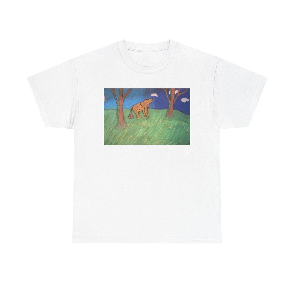 Whimsy Grr | Bear in the Woods Unisex Heavy Cotton Tee