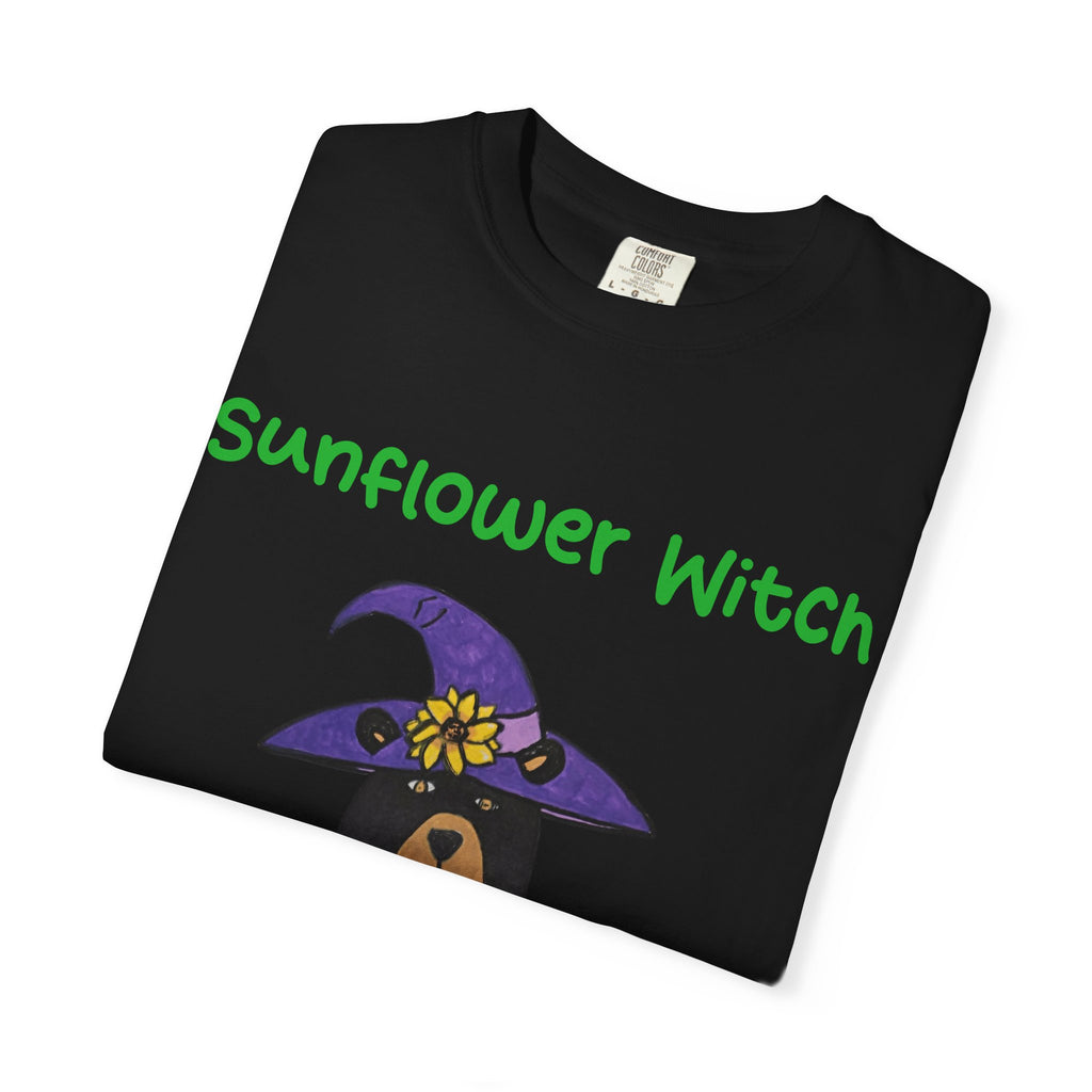 Sunflower Witch Bear T-Shirt