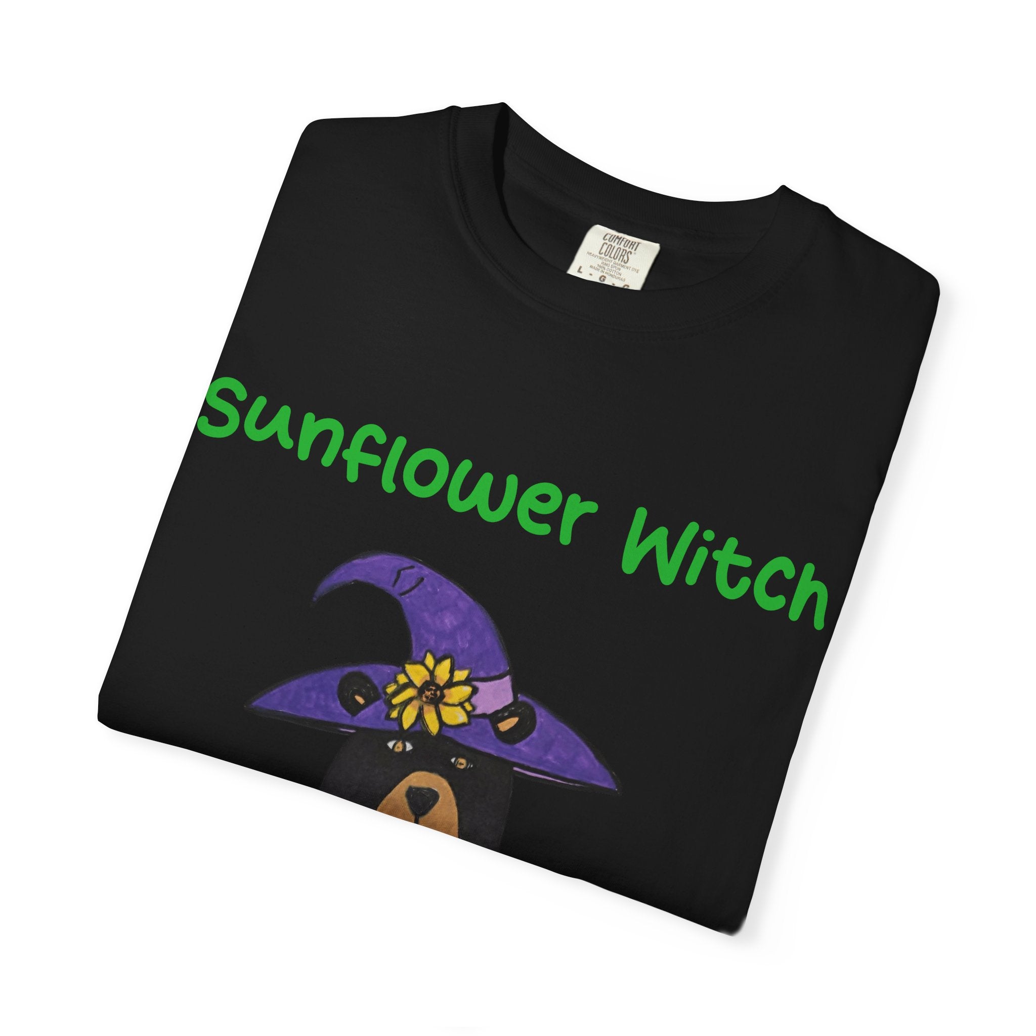 Sunflower Witch Bear T-Shirt
