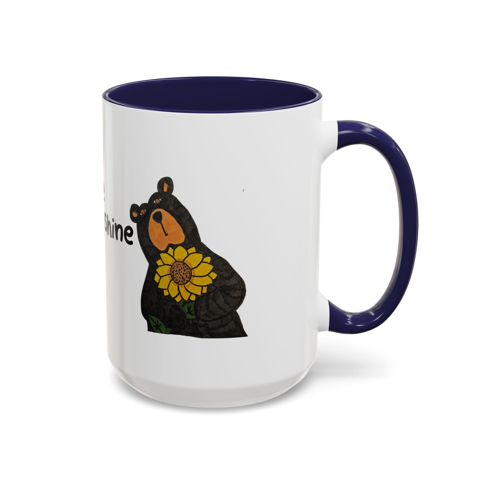 Sunshine | You Are My Sunshine Bear Accent Mug (11oz & 15oz) — Whimsy Grr