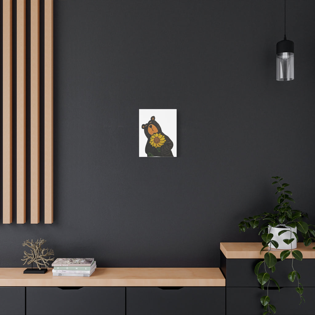 You Are My Sunshine Matte Canvas Art – Colorful Wildlife Painting, Stretched Wall Decor