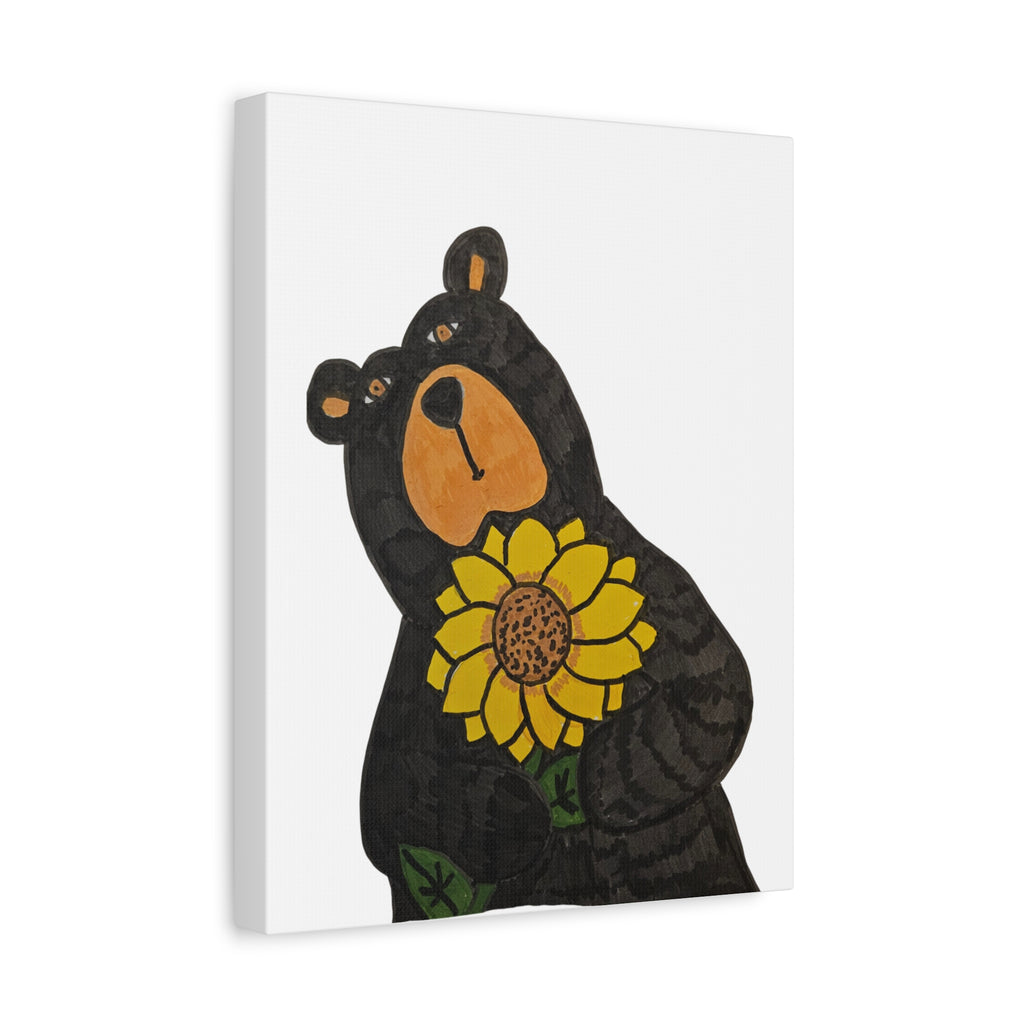 You Are My Sunshine Matte Canvas Art – Colorful Wildlife Painting, Stretched Wall Decor