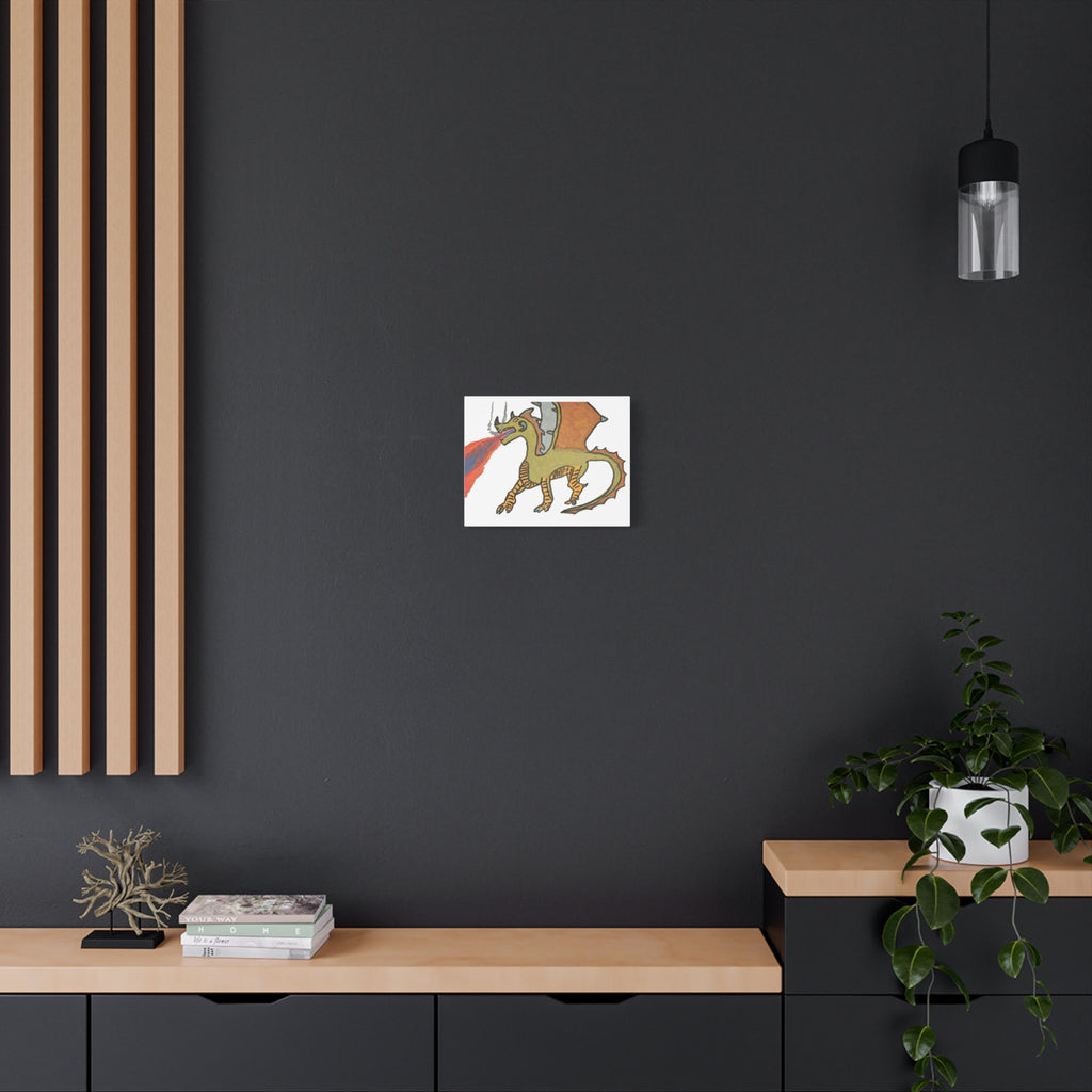 Fantasy Matte Canvas Art — Whimsical Illustration Wall Decor, Stretched