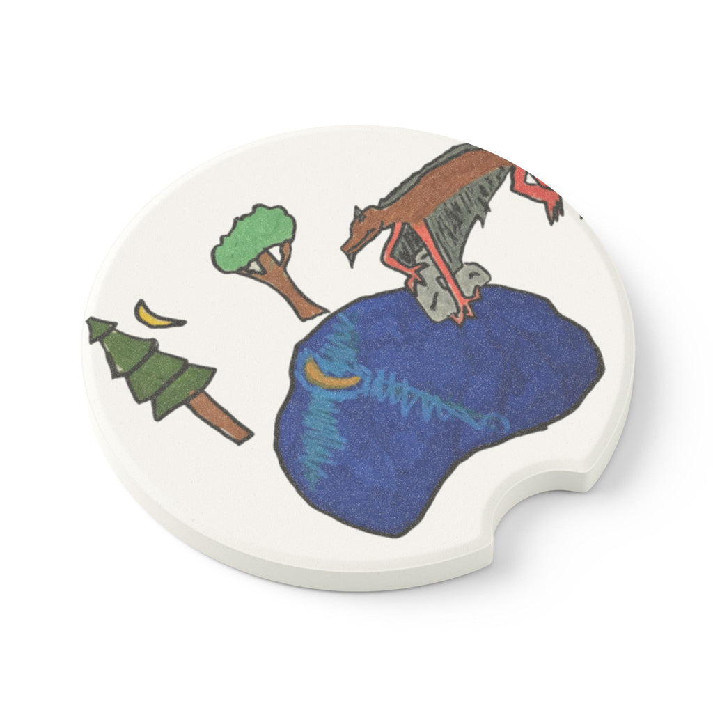 Wyvern Soapstone Car Coaster