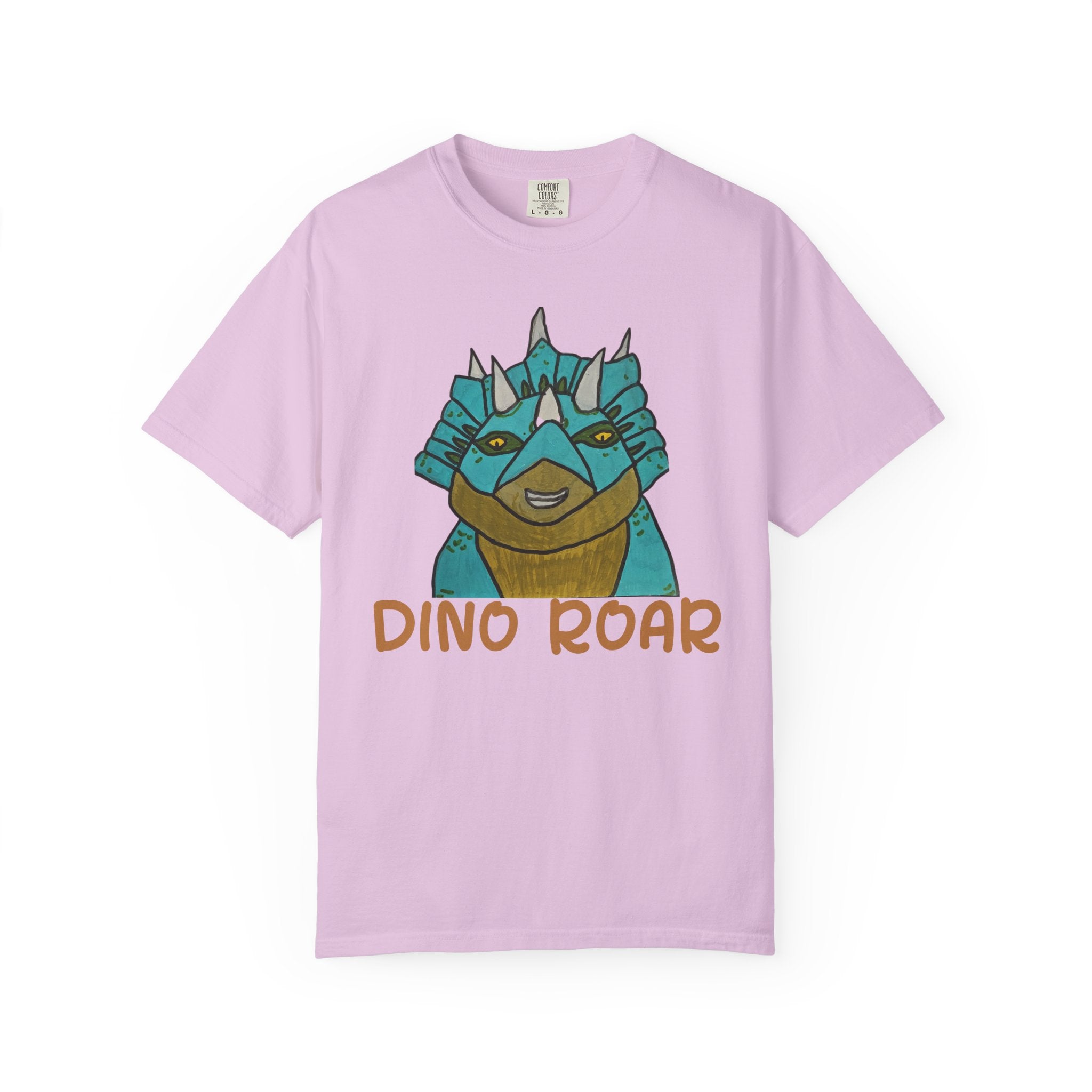 Dino Roar Triceratops Tee | Dinosaur Illustration T-Shirt